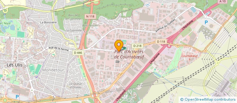 localisation de l'entreprise ACTIMA à LES ULIS