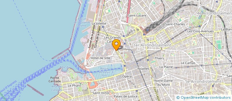localisation de l'entreprise ACTIMA à MARSEILLE