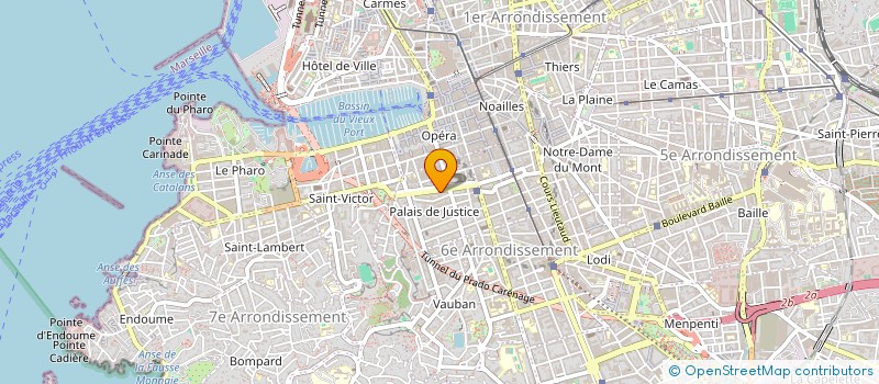 localisation de l'entreprise ACTIMA à MARSEILLE