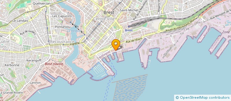 localisation de l'entreprise ACTIMAR à BREST