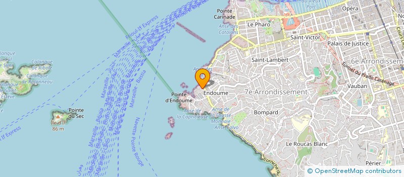 localisation de l'entreprise ACTIMARINE à MARSEILLE