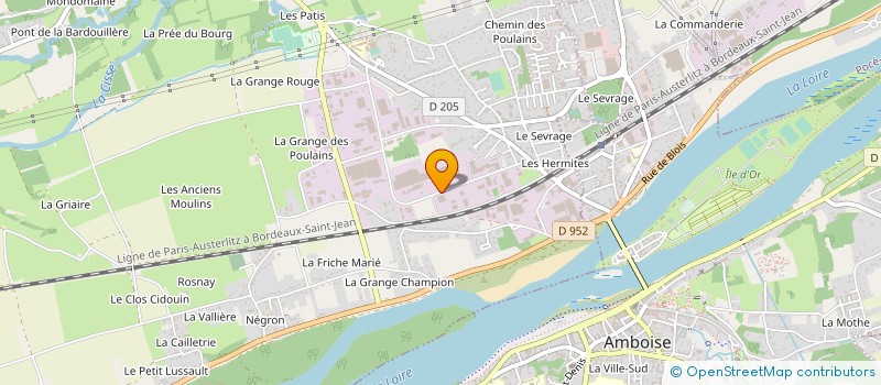 localisation de l'entreprise ACTIMECA - JAMOIS à NAZELLES-NEGRON
