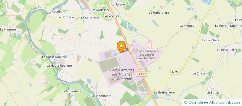 localisation de l'entreprise ACTIMETAUX à MONTAIGU-VENDEE