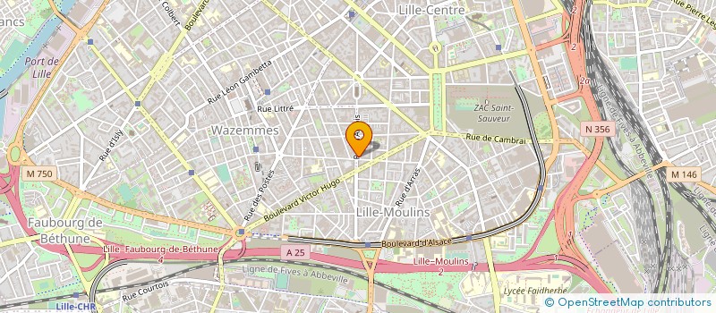 localisation de l'entreprise ACTIMMO à LILLE