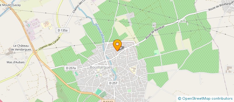 localisation de l'entreprise ACTIMMO  BOUILLARGUES