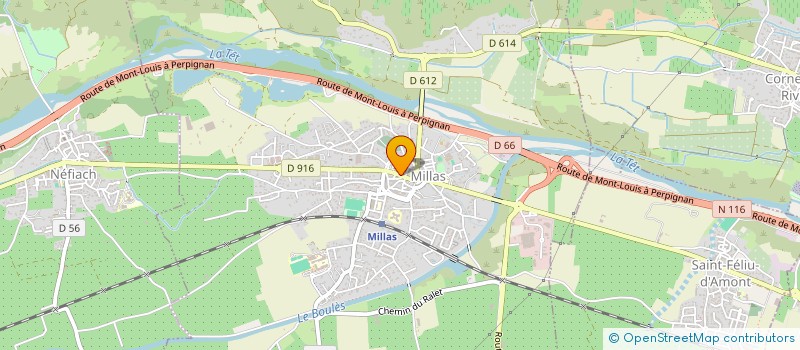 localisation de l'entreprise ACTIMOB PROMOTION à MILLAS