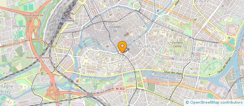 localisation de l'entreprise ACTINET ALSACE  STRASBOURG