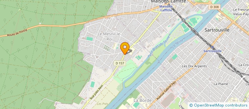 localisation de l'entreprise ACTINFO à LE MESNIL-LE-ROI