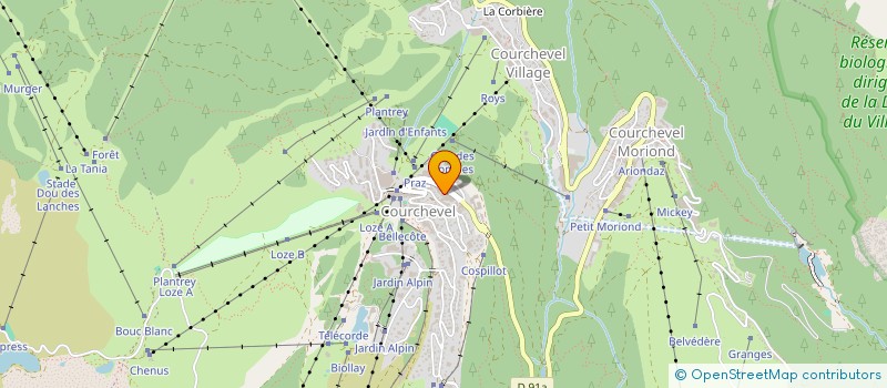 localisation de l'entreprise ACTING à COURCHEVEL
