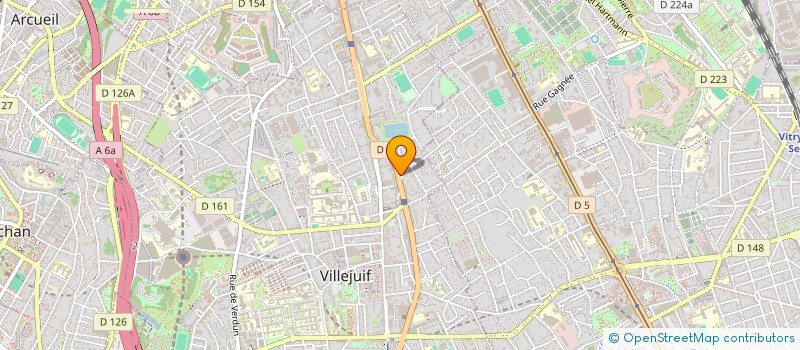 localisation de l'entreprise ACTING CONSULTING DAK  VILLEJUIF