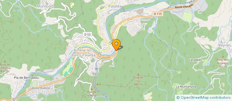 localisation de l'entreprise ACTINIDIA  TAULIS