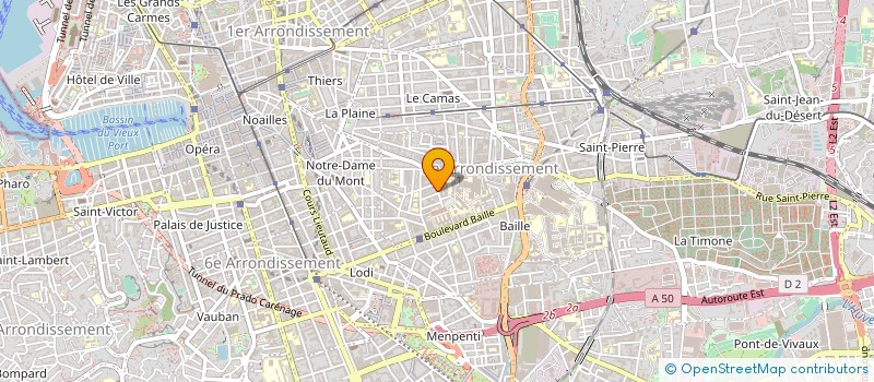 localisation de l'entreprise ACTIO  MARSEILLE