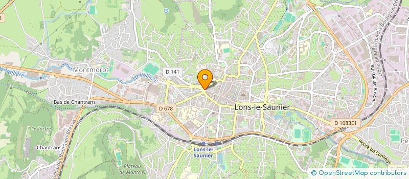 localisation de l'entreprise ACTIO à LONS-LE-SAUNIER