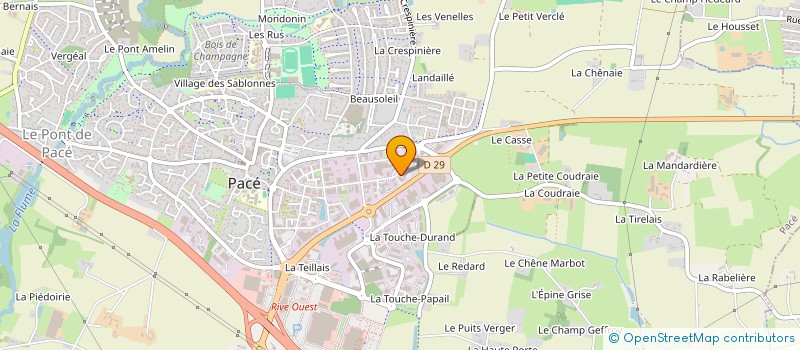 localisation de l'entreprise ACTIO-INVEST à PACE