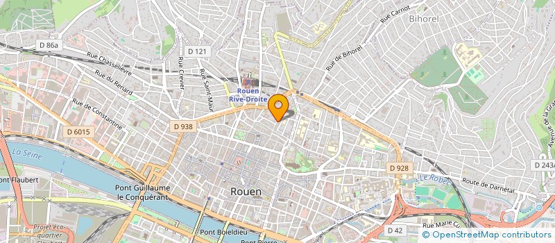 localisation de l'entreprise ACTIO MISSION INTERN COOP AMERIQU LATINE à ROUEN