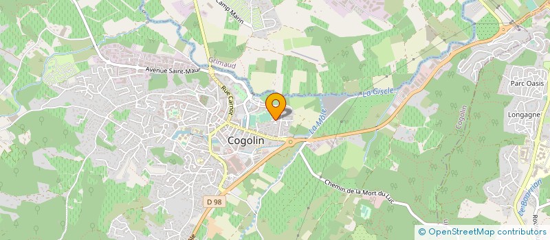 localisation de l'entreprise ACTION 3 D à COGOLIN
