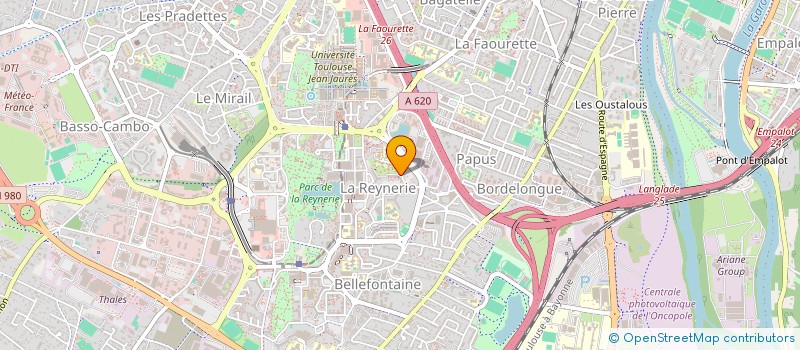localisation de l'entreprise ACTION 31 SECURITE à TOULOUSE