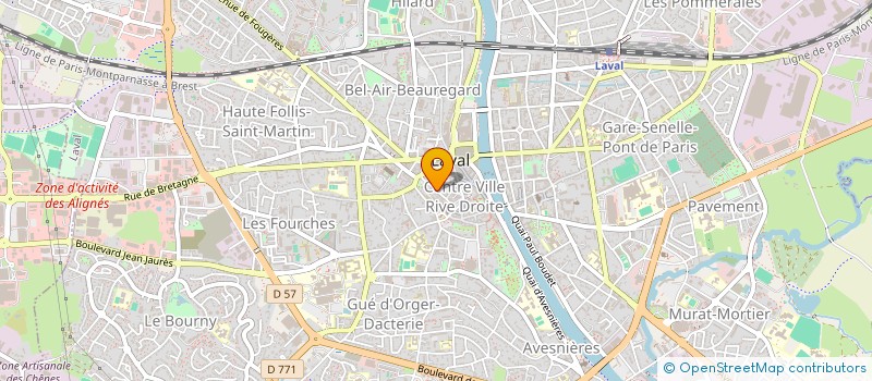 localisation de l'entreprise ACTION à LAVAL