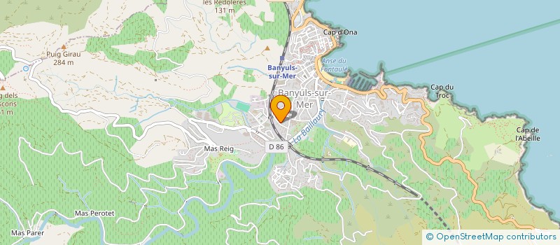 localisation de l'entreprise ACTION 4 CREATION  BANYULS-SUR-MER