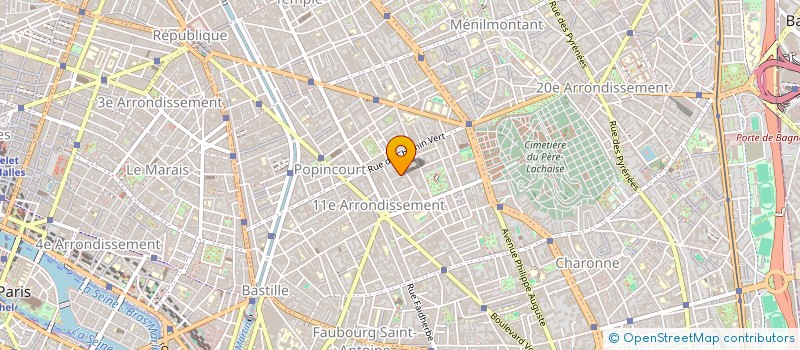 localisation de l'entreprise ACTION à PARIS