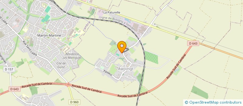 localisation de l'entreprise ACTION  AWOINGT