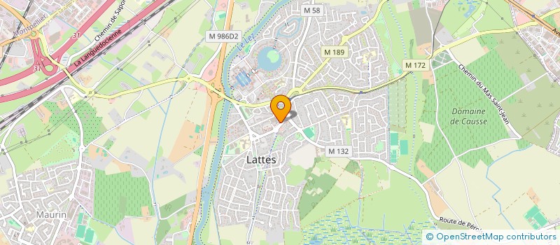 localisation de l'entreprise ACTION à LATTES