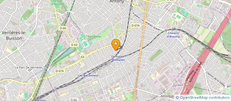 localisation de l'entreprise ACTION à ANTONY