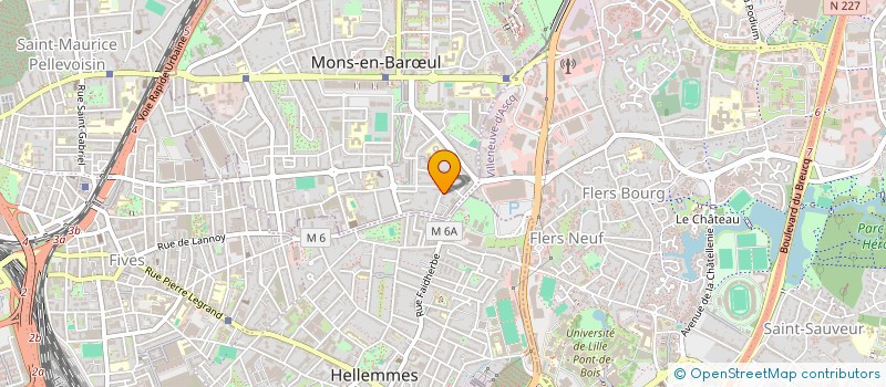 localisation de l'entreprise ACTION ACCES SANTE  MONS-EN-BARUL