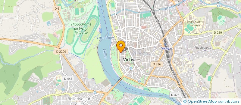 localisation de l'entreprise ACTION ADAPTATION RESSOURCES HUMAINES à VICHY