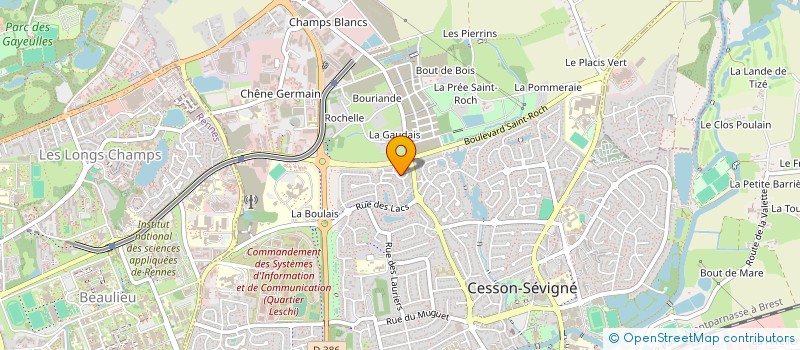 localisation de l'entreprise ACTION AIDE ALIMENTAIRE à CESSON-SEVIGNE