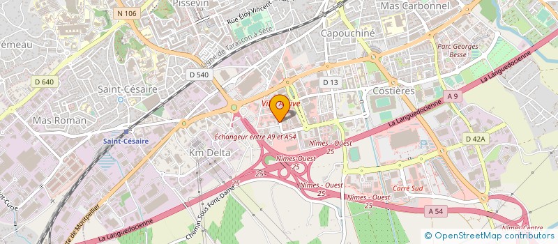 localisation de l'entreprise ACTION AMENAGEMENT à NIMES