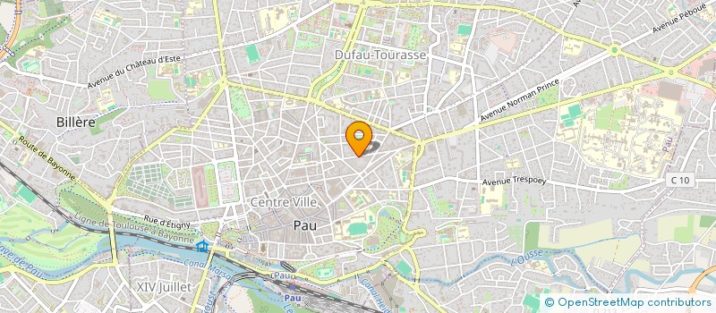 localisation de l'entreprise ACTION ARTISTIQUE PYRENEENNE à PAU