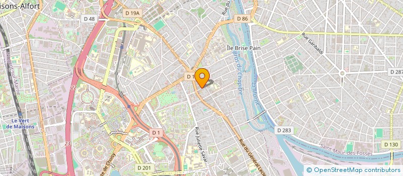 localisation de l'entreprise ACTION ASSURANCES  CRETEIL