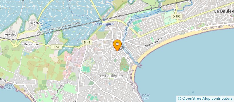 localisation de l'entreprise ACTION AUDITION à LE POULIGUEN