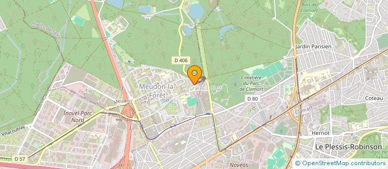 localisation de l'entreprise ACTION AUTO  MEUDON