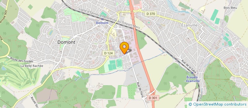 localisation de l'entreprise ACTION AUTO EXPERTISE à DOMONT