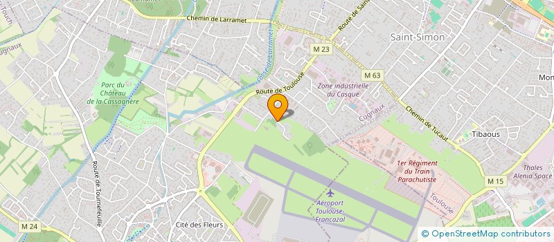 localisation de l'entreprise ACTION BAT SARL à CUGNAUX