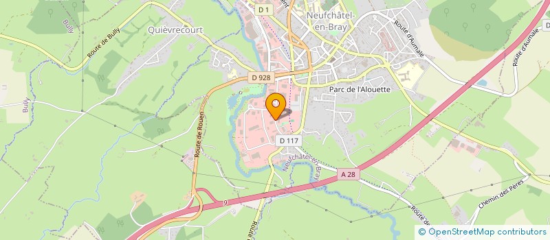 localisation de l'entreprise ACTION BATI-PRO  NEUFCHATEL-EN-BRAY