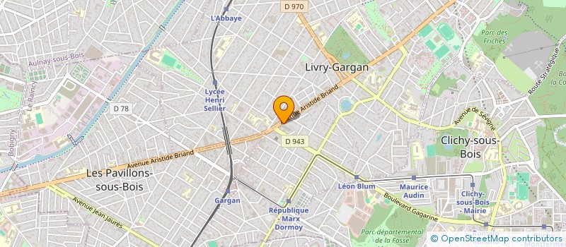 localisation de l'entreprise ACTION BLINDAGE PROTECTION à LIVRY-GARGAN