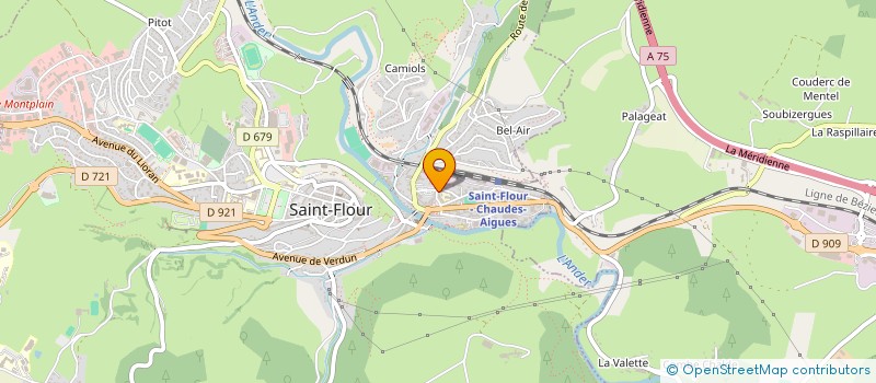 localisation de l'entreprise ACTION BM à SAINT-FLOUR