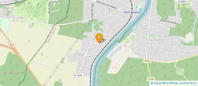 localisation de l'entreprise ACTION BUSINESS  SAINT-FARGEAU-PONTHIERRY