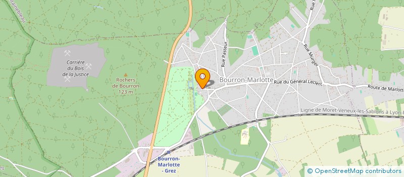 localisation de l'entreprise ACTION CALL à BOURRON-MARLOTTE