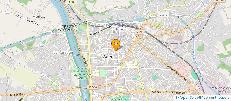 localisation de l'entreprise ACTION CANCER 47 à AGEN