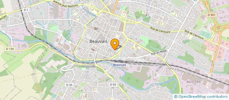 localisation de l'entreprise ACTION CATHOLIQUE DES ENFANTS  BEAUVAIS