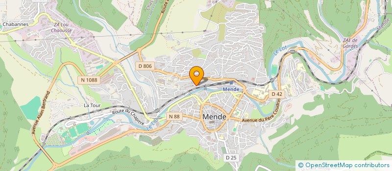 localisation de l'entreprise ACTION CATHOLIQUE DES ENFANTS à MENDE