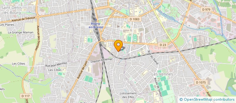 localisation de l'entreprise ACTION CATHOLIQUE DES ENFANTS DE L AIN à BOURG-EN-BRESSE