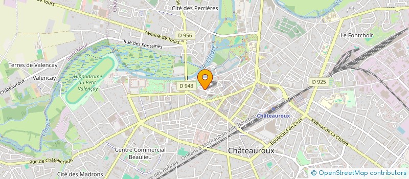 localisation de l'entreprise ACTION CATHOLIQUE DES ENFANTS DE L INDRE à CHATEAUROUX