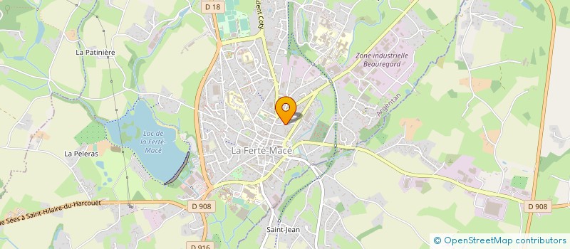 localisation de l'entreprise ACTION CATHOLIQUE DES ENFANTS DE L ORNE à LA FERTE MACE