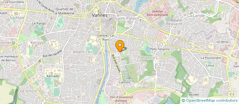 localisation de l'entreprise ACTION CATHOLIQUE ENFANTS MORBIHAN à VANNES