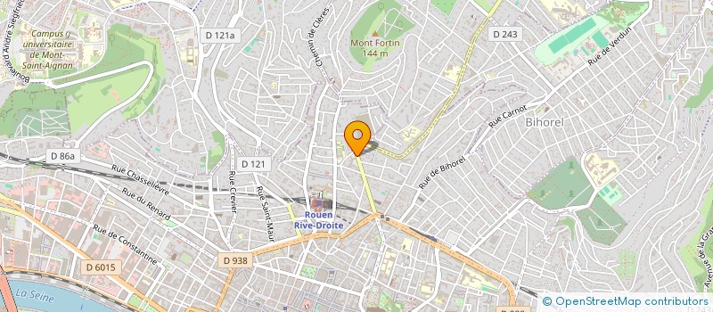 localisation de l'entreprise ACTION CATHOLIQUE GENERALE FEMININE à ROUEN